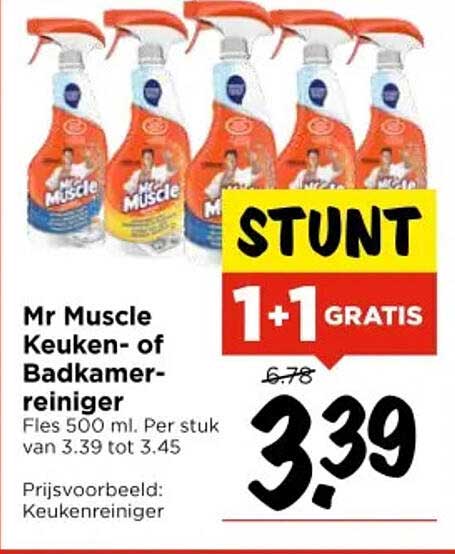 Mr Muscle Keuken- of Badkamerreiniger