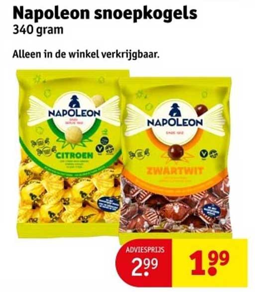 Napoleon snoepkogels 340 gram