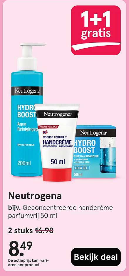 Neutrogena bijv. Geconcentreerde handcrème parfumvrij 50 ml