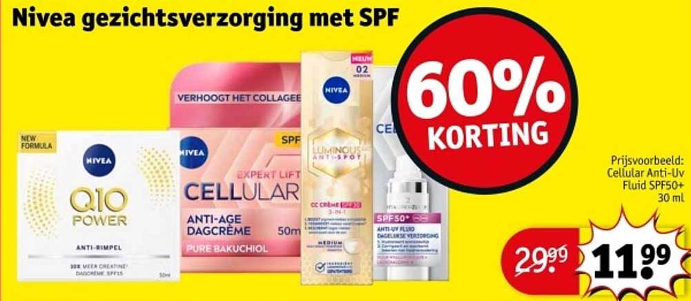 Nivea gezichtsverzorging met SPF