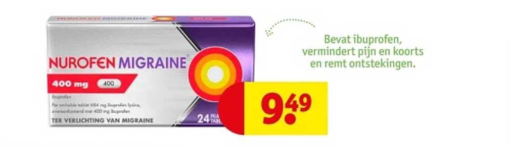 Nurofen Migraine 400 mg - 24 tabletten