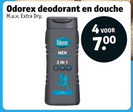 Odorex deodorant en douche