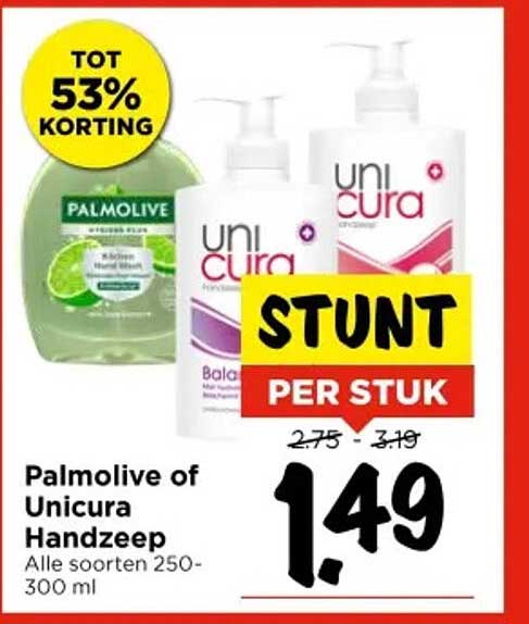 Palmolive of Unicura Handzeep