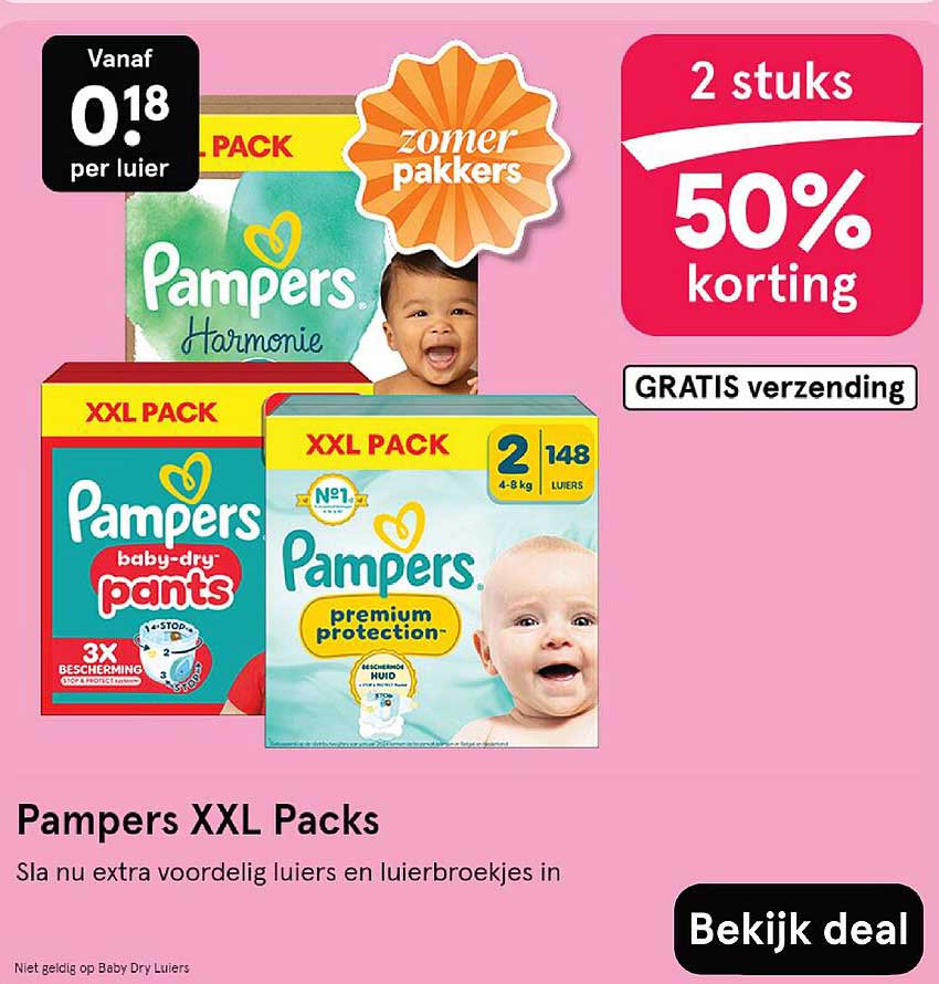 Pampers XXL Packs