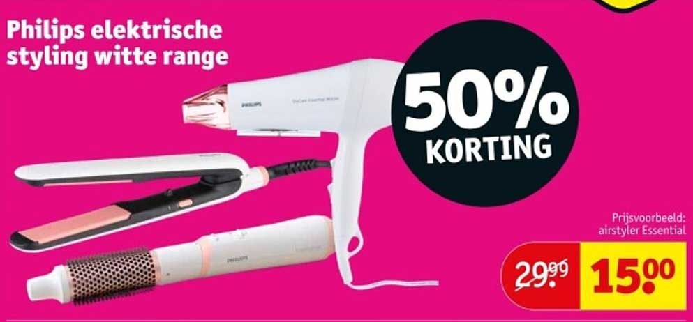 Philips elektrische styling witte range