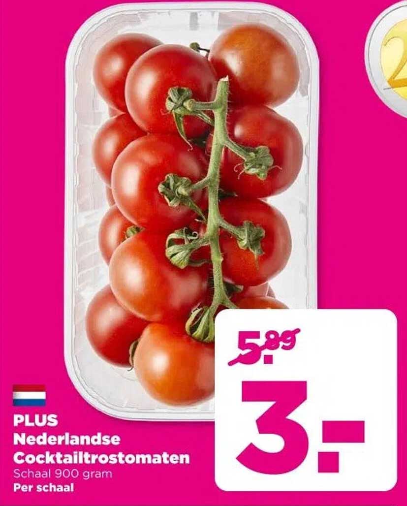 PLUS Nederlandse Cocktailtomaten Schaal 900 gram