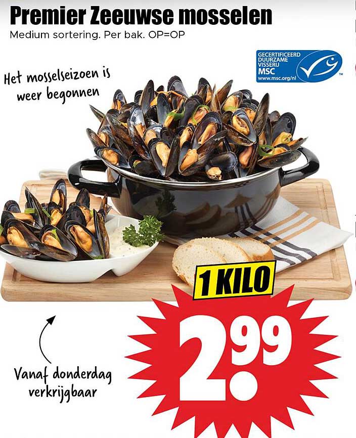 Premier Zeeuwse mosselen