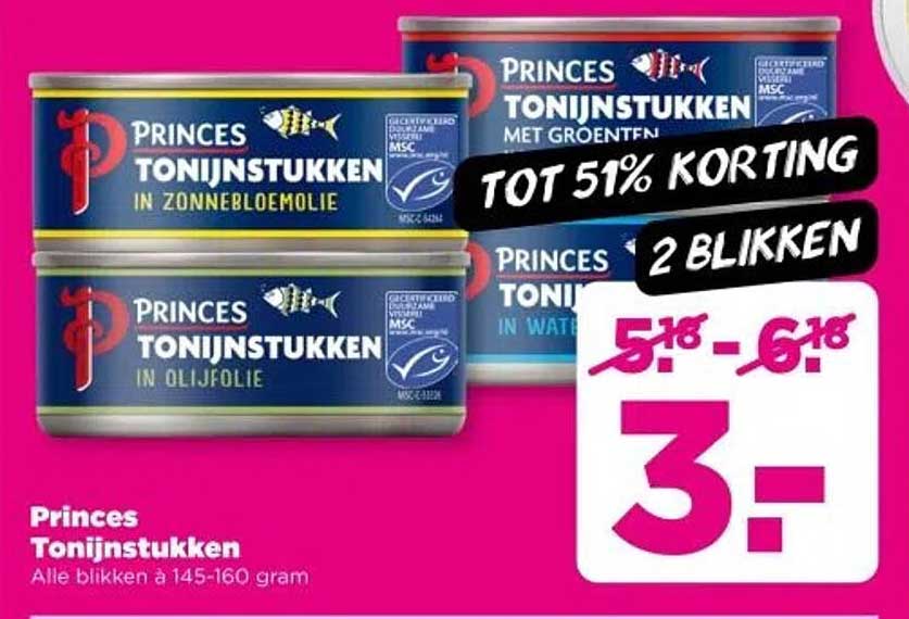 Princes Tonijnstukken