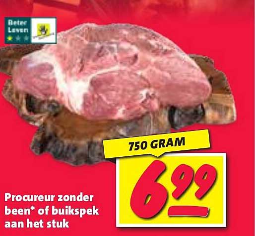 Procureur zonder been* of buikspek aan het stuk
