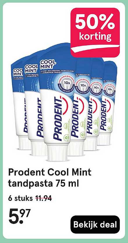 Prodent Cool Mint tandpasta 75 ml