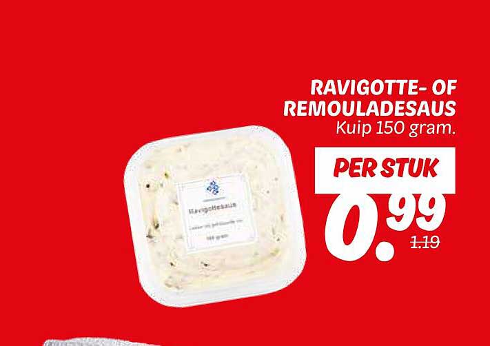 Ravigotte- of remouladesaus Kuip 150 gram.