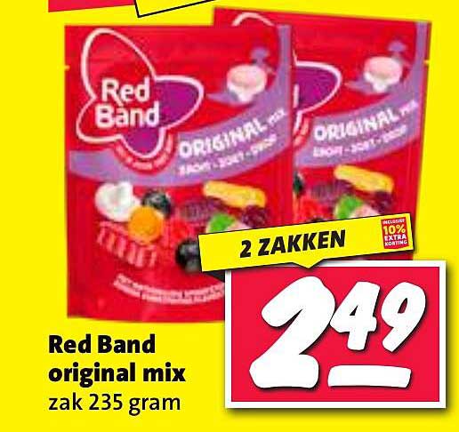 Red Band original mix zak 235 gram