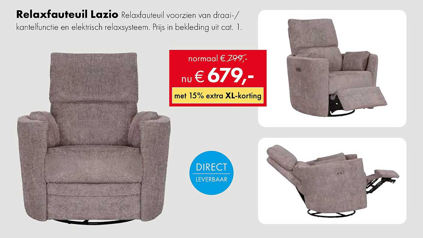 Relaxfauteuil Lazio