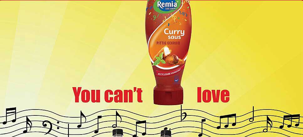 Remia Curry saus Pittig Gekruid