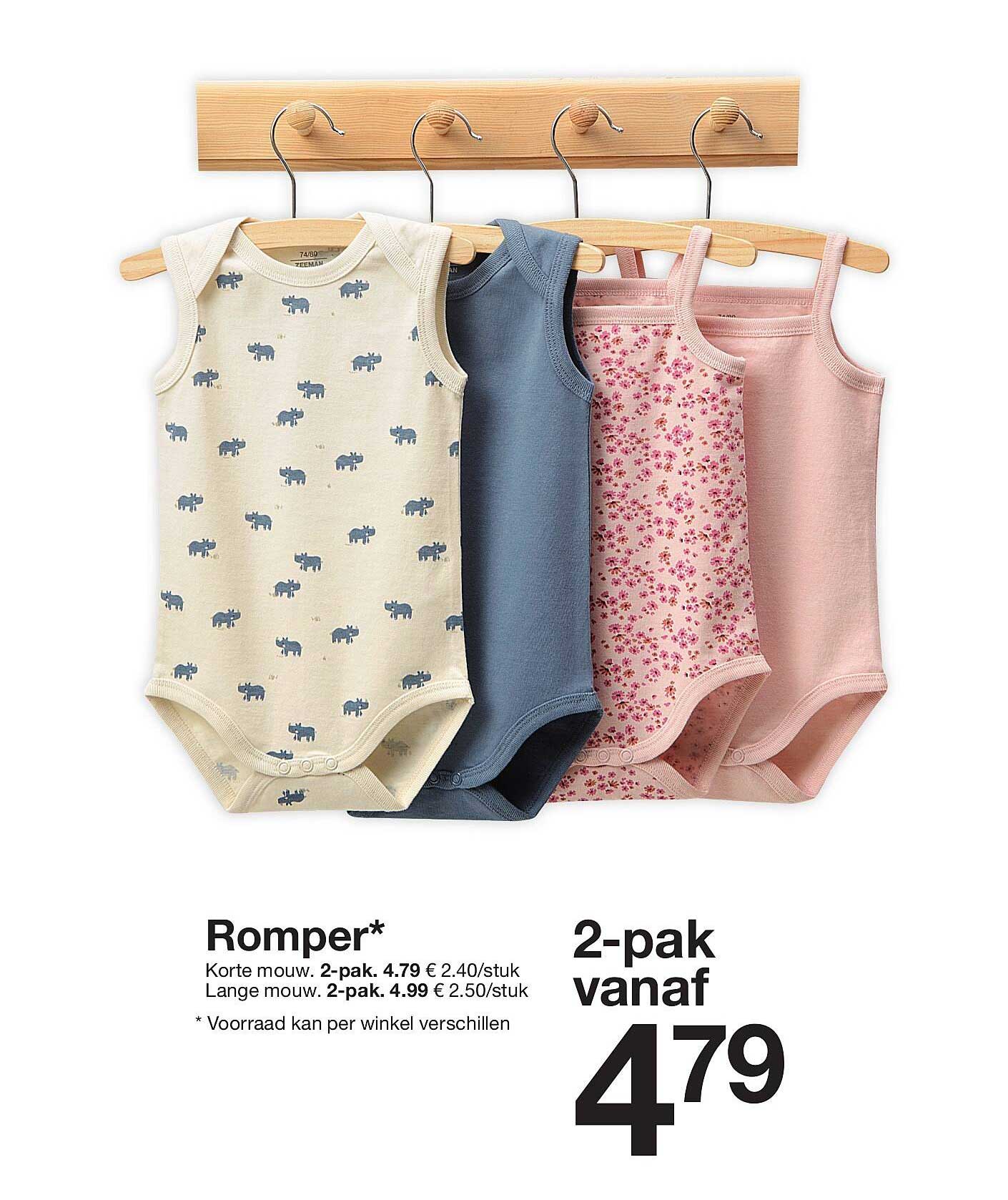 Romper* 2-pak vanaf 4.79