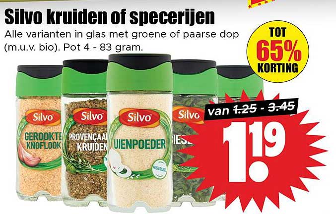 Silvo kruiden of specerijen
