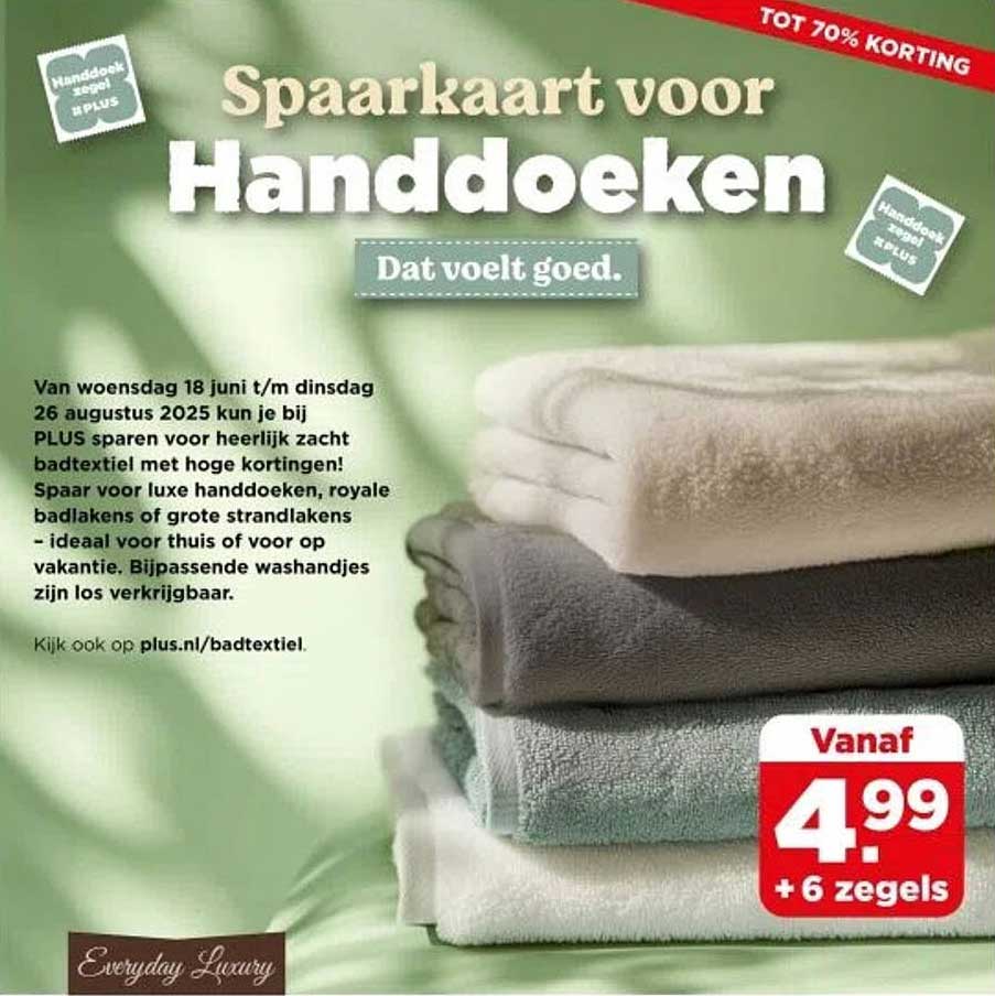 Spaarkaart voor Handdoeken