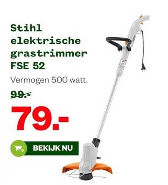 Stihl elektrische grastrimmer FSE 52
