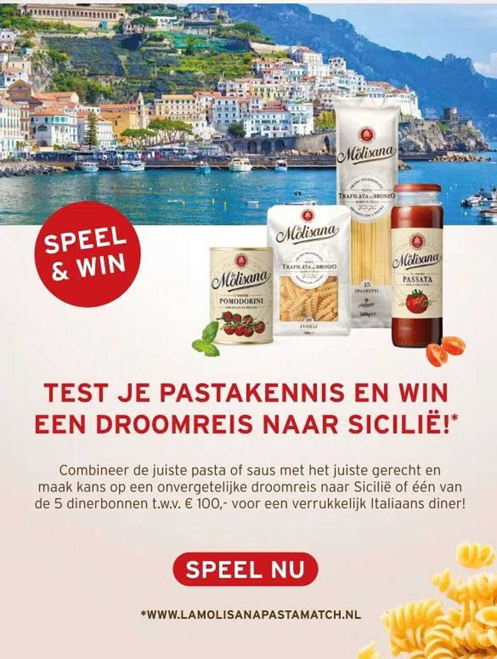 Test je pastakennis en win een droomreis naar Sicilië!