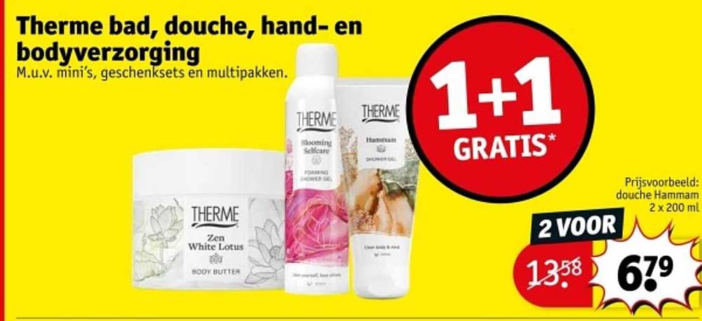 Therme bad, douche, hand- en bodyverzorging