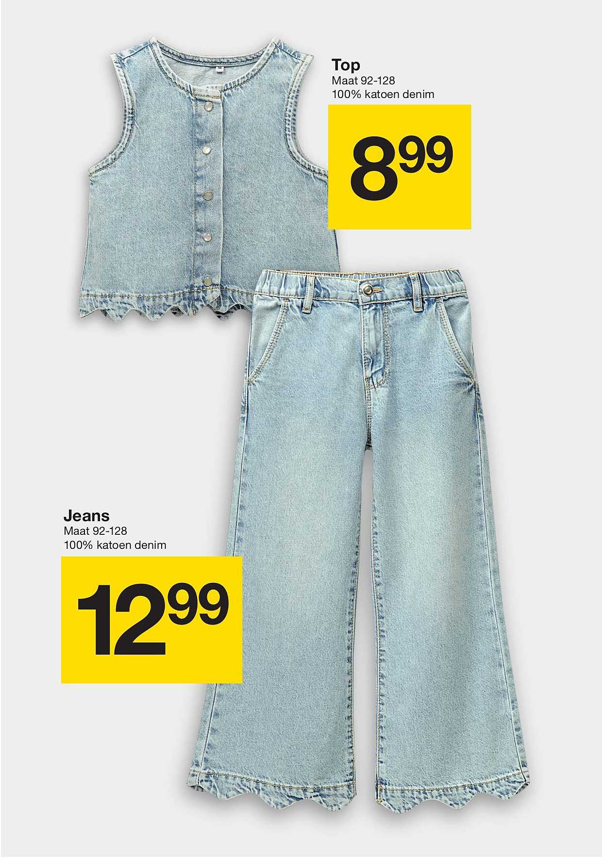 Top en Jeans Set voor Kinderen