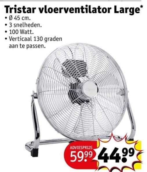 Tristar vloer ventilator Large