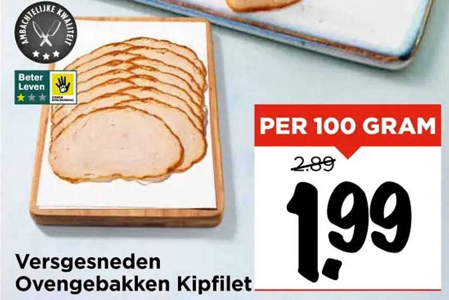 Versgesneden Ovengebakken Kipfilet