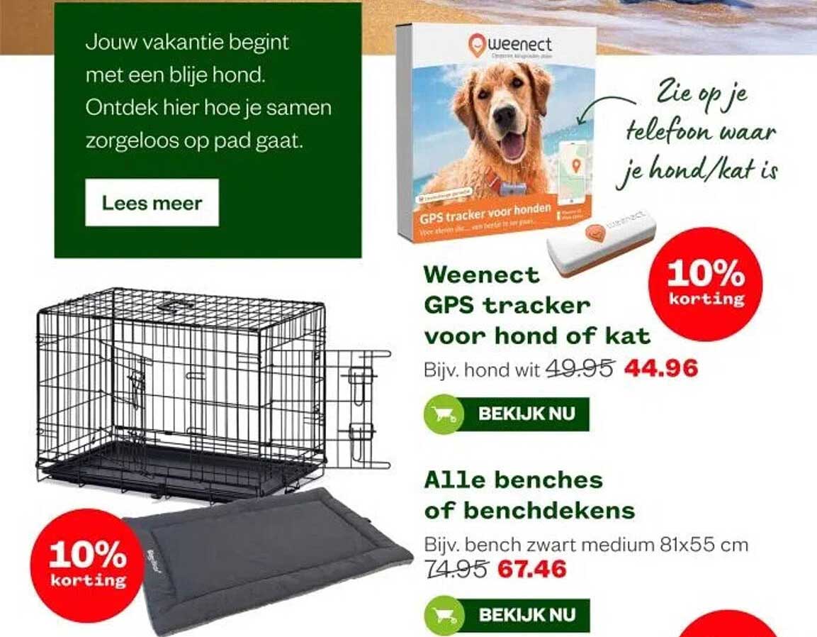 Weenect GPS tracker voor hond of kat