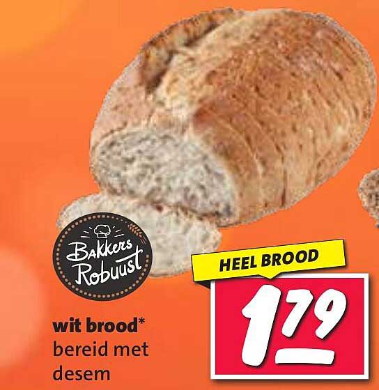 wit brood* bereid met desem