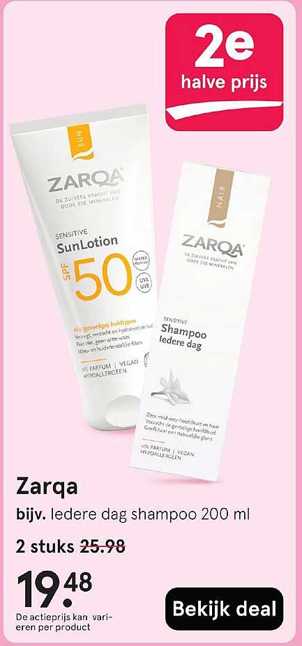 Zarqa bijv. iedere dag shampoo 200 ml