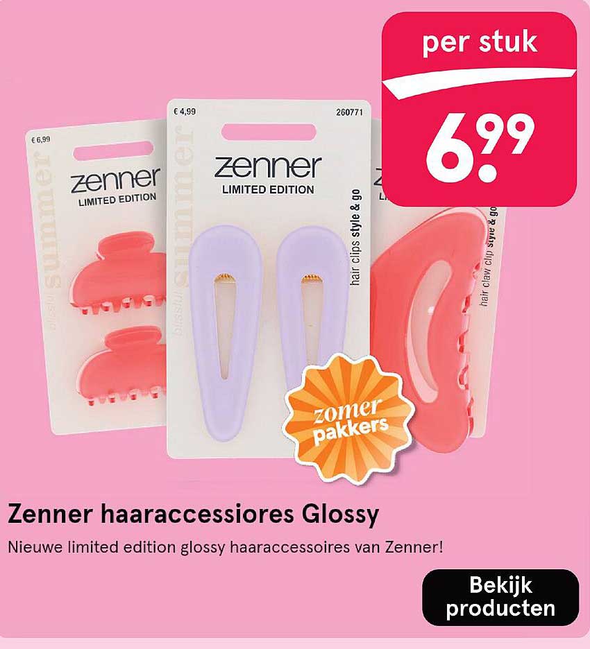 Zenner haaraccessoires Glossy