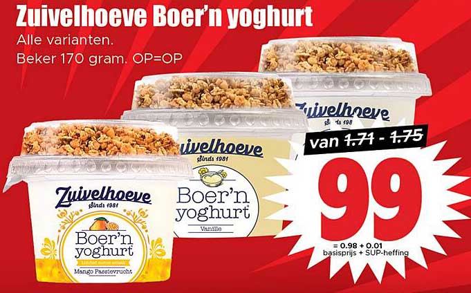 Zuivelhoeve Boer'n yoghurt