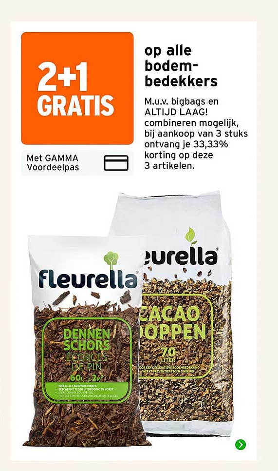 2+1 GRATIS op alle bodembedekkers