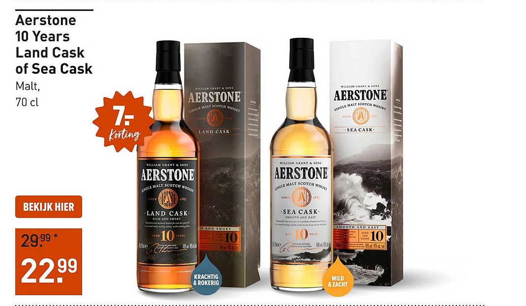 Aerstone 10 Years Land Cask of Sea Cask