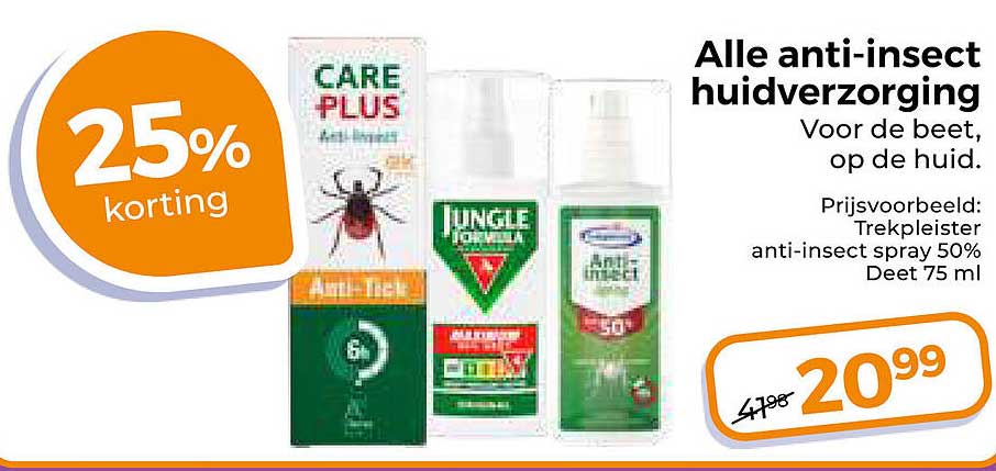 Alle anti-insect huidverzorging