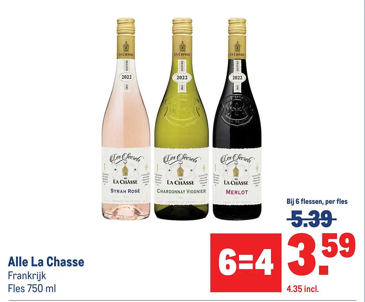 Alle La Chasse 6=4