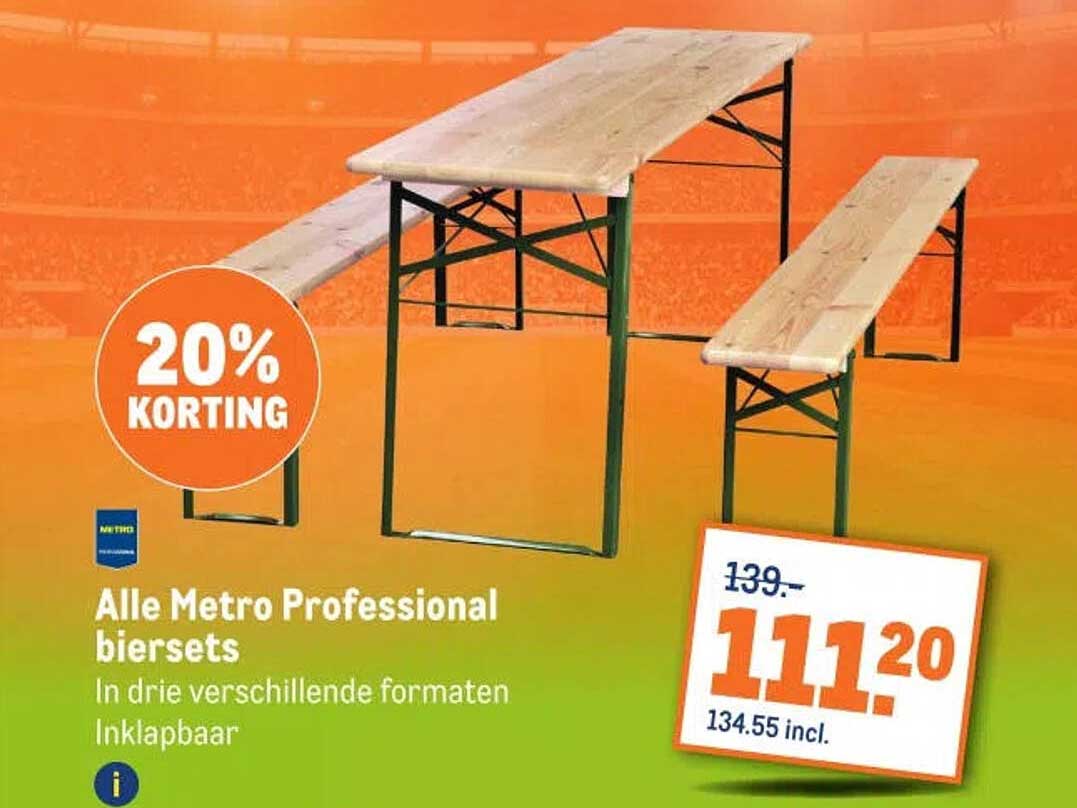 Alle Metro Professional biersets