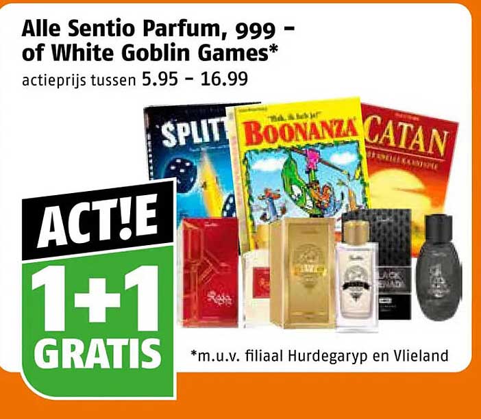 Alle Sentio Parfum, 999 - of White Goblin Games* 1+1 GRATIS