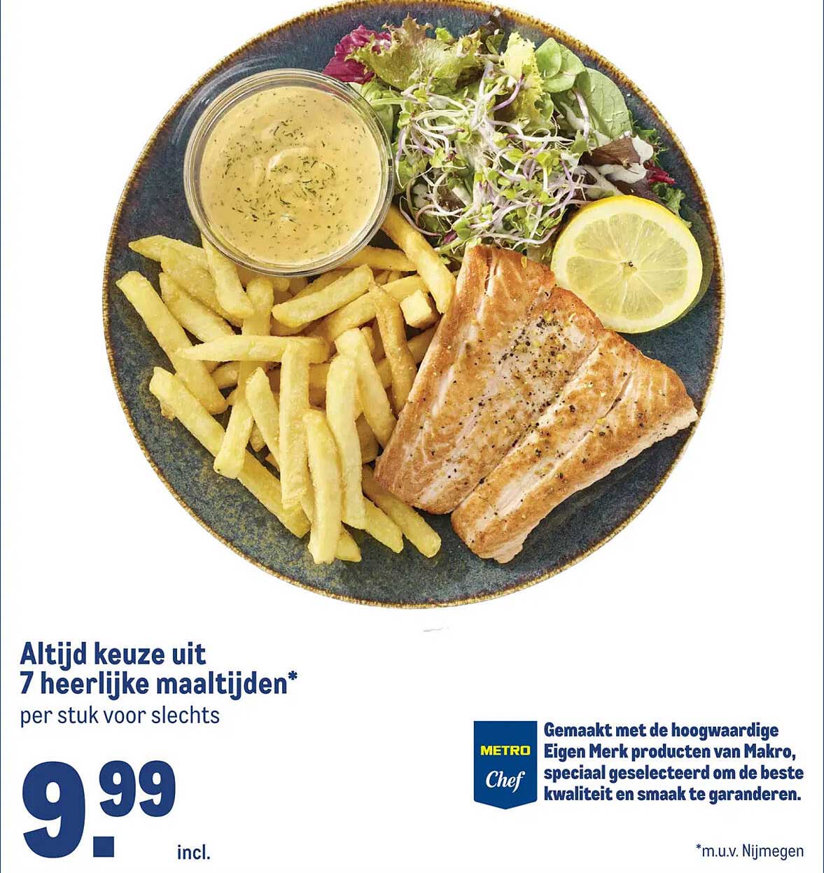 Altijd keuze uit 7 heerlijke maaltijden* per stuk voor slechts