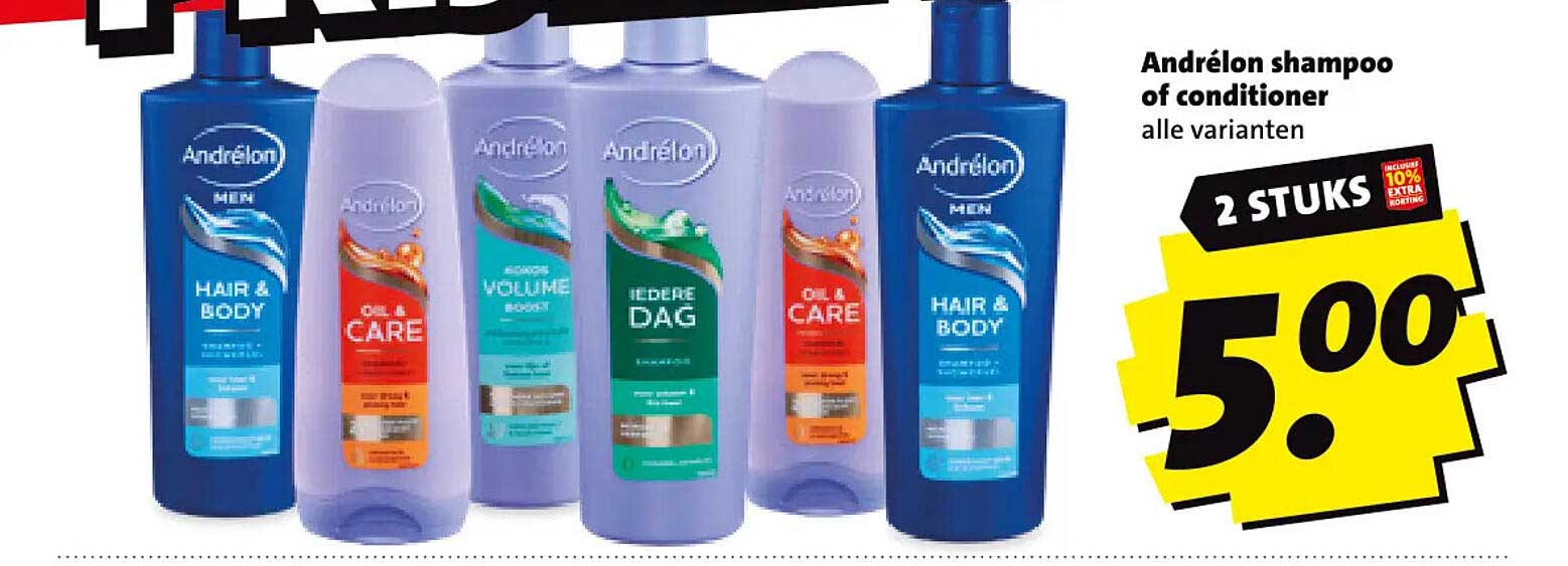 Andrélon shampoo of conditioner alle varianten 2 stuks