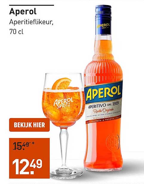 Aperol Aperitiflikeur, 70 cl