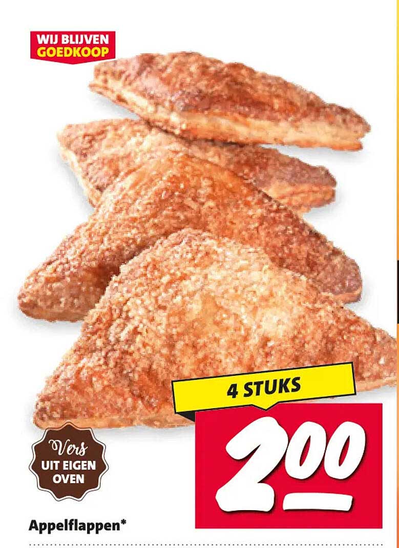 Appelflappen* 4 stuks