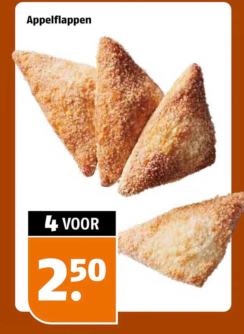 Appelflappen 4 voor 2.50