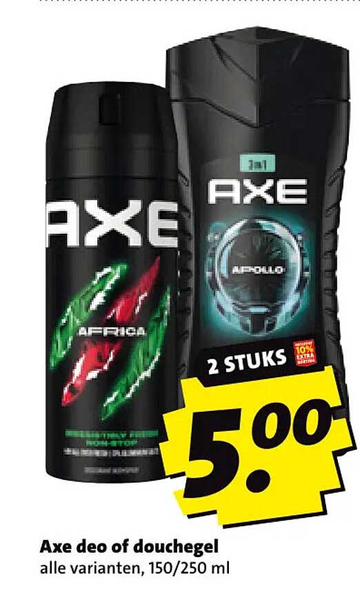 Axe deo of douchegel