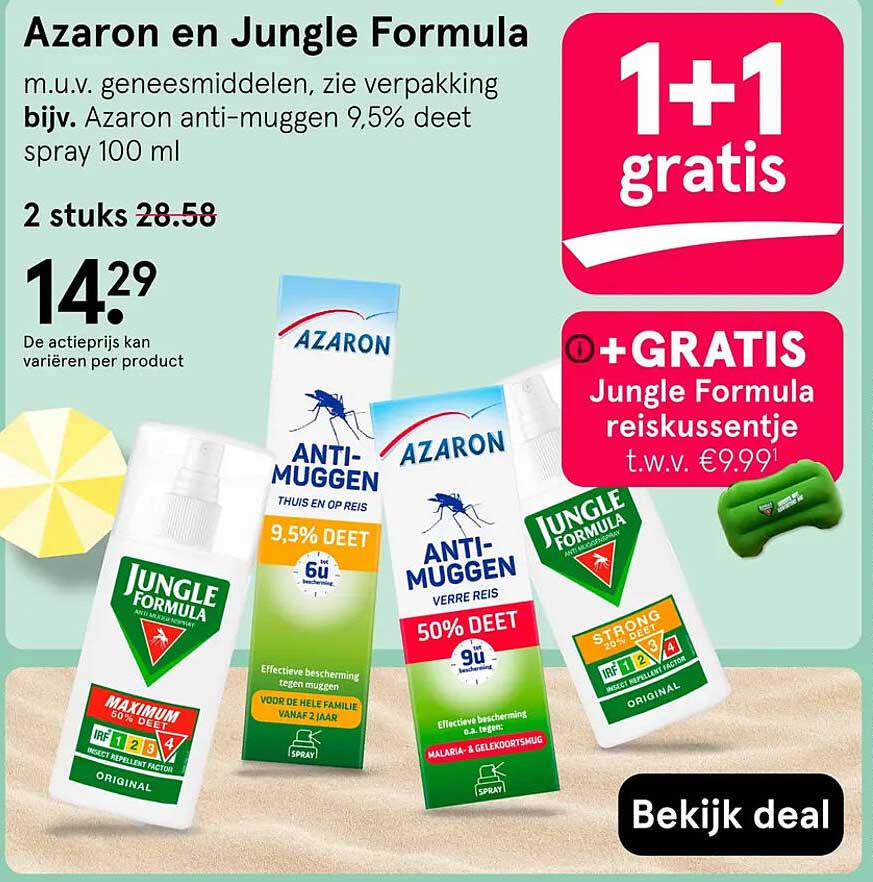 Azaron en Jungle Formula 1+1 gratis