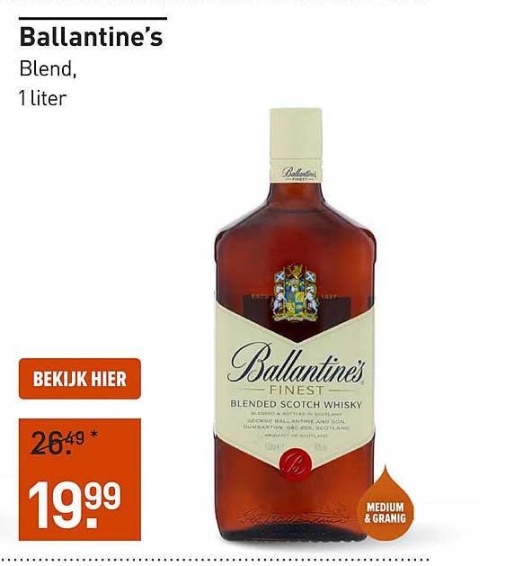 Ballantine's Blend, 1 liter