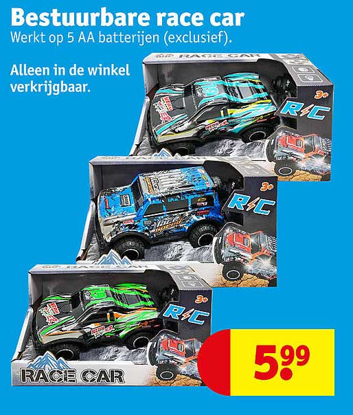 Bestuurbare race car