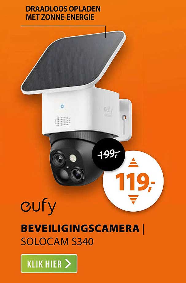 BEVEILIGINGSCAMERA SOLOCAM S340
