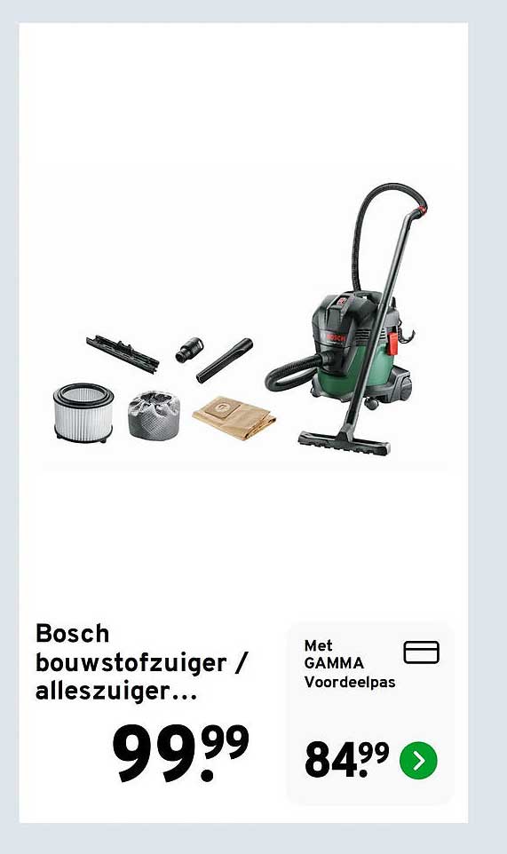 Bosch bouwstofzuiger / alleszuiger...