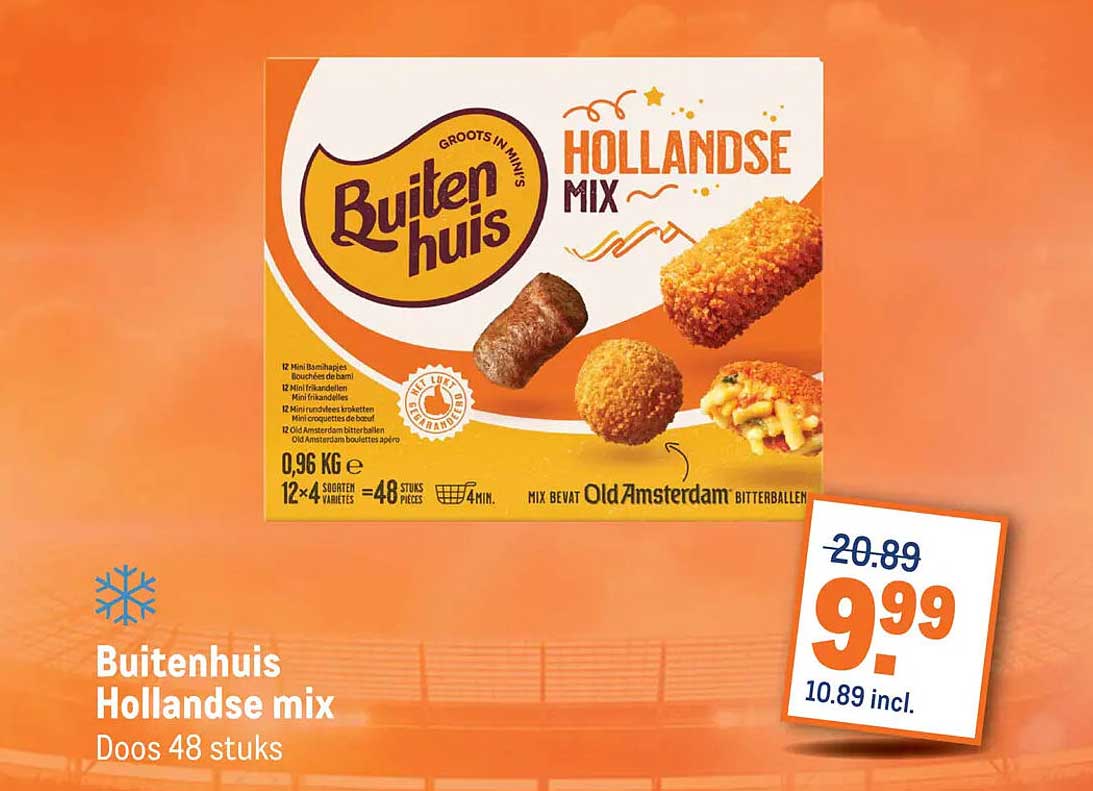 Buitenhuis Hollandse mix Doos 48 stuks